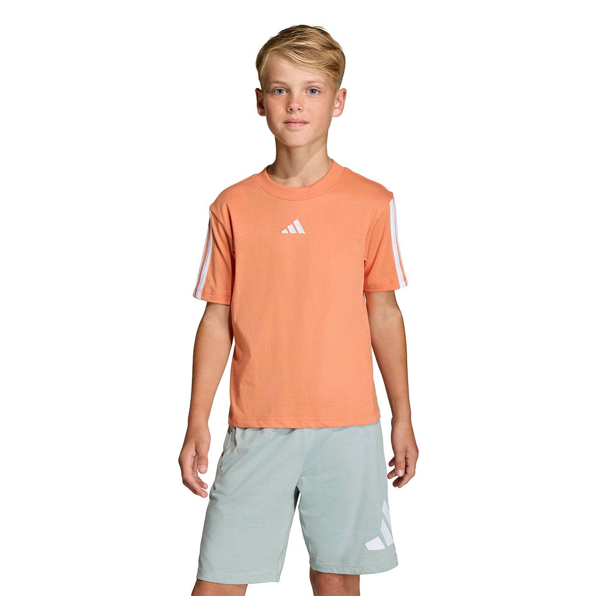アディダス adidas エッセンシャルズ 半袖Tシャツ キッズ 半袖ＴシャツＪＲ KRG92 2026年モデル 詳細3