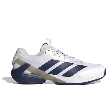 アディダス adidas　 アディゼロ ウーバーソニック 5 テニス / adizero Ubersonic 5 Tennis ホワイト　 2026年モデル ホワイト/ブルー（JR1736）
