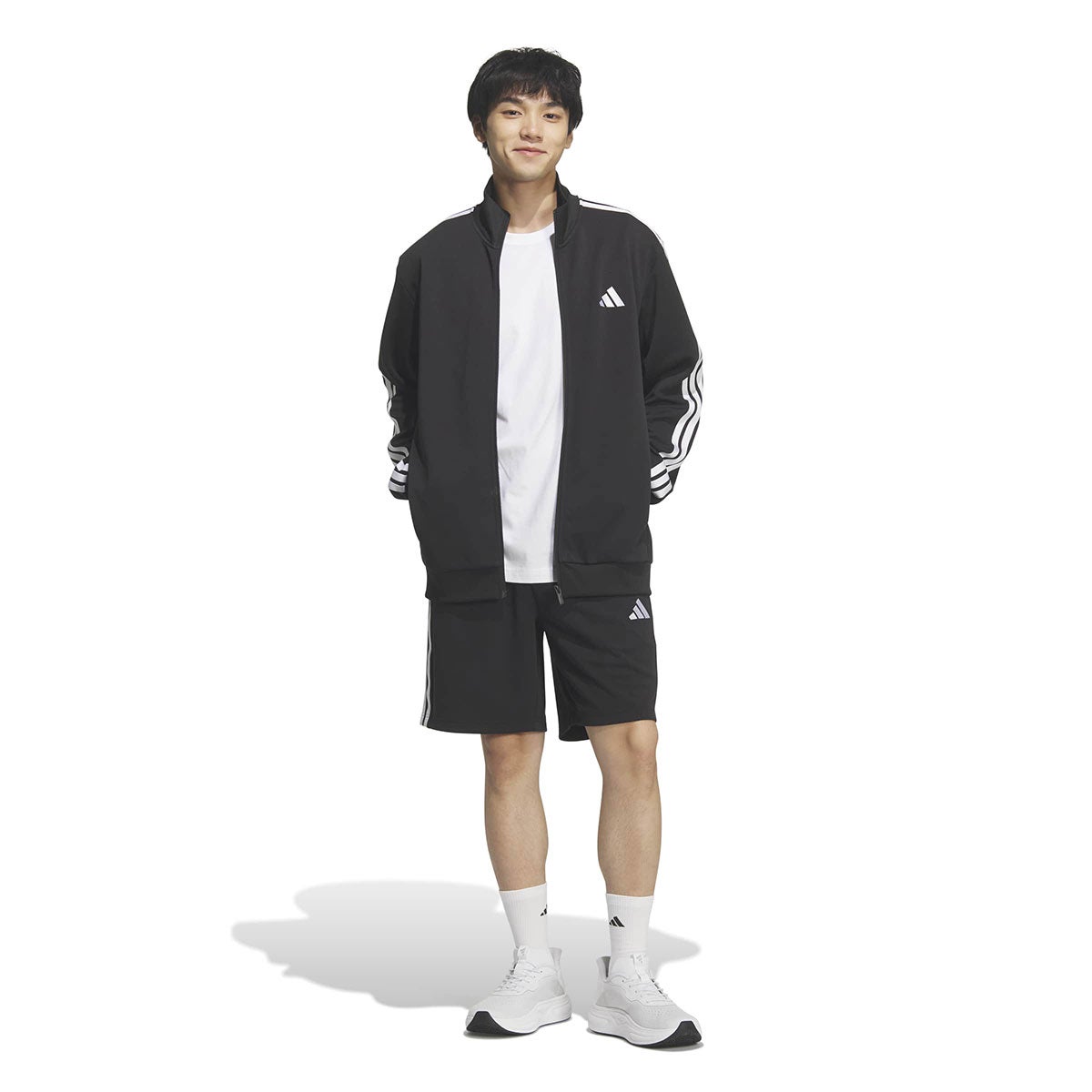 アディダス adidas 3 STRIPES REGULAR FIT DOUBLE KNIT ショーツ トレーニングハーフパンツメ・ CS548 2026年モデル 詳細5