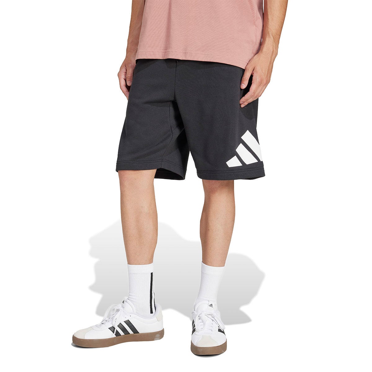 アディダス adidas エッセンシャルズ ビッグロゴ フレンチテリーショーツ ウインドハーフパンツメンズ KRG05 2025年モデル 詳細3