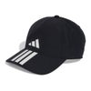 アディダス adidas　ベースボールキャップ スリーストライプス クライマプルーフ ＣＡＰ JUZ42 2025年モデル ブラック/ホワイト（JY0938）