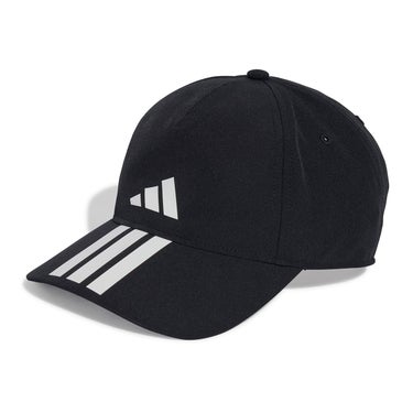 アディダス adidas　ベースボールキャップ スリーストライプス クライマプルーフ ＣＡＰ JUZ42 2025年モデル ブラック/ホワイト（JY0938）