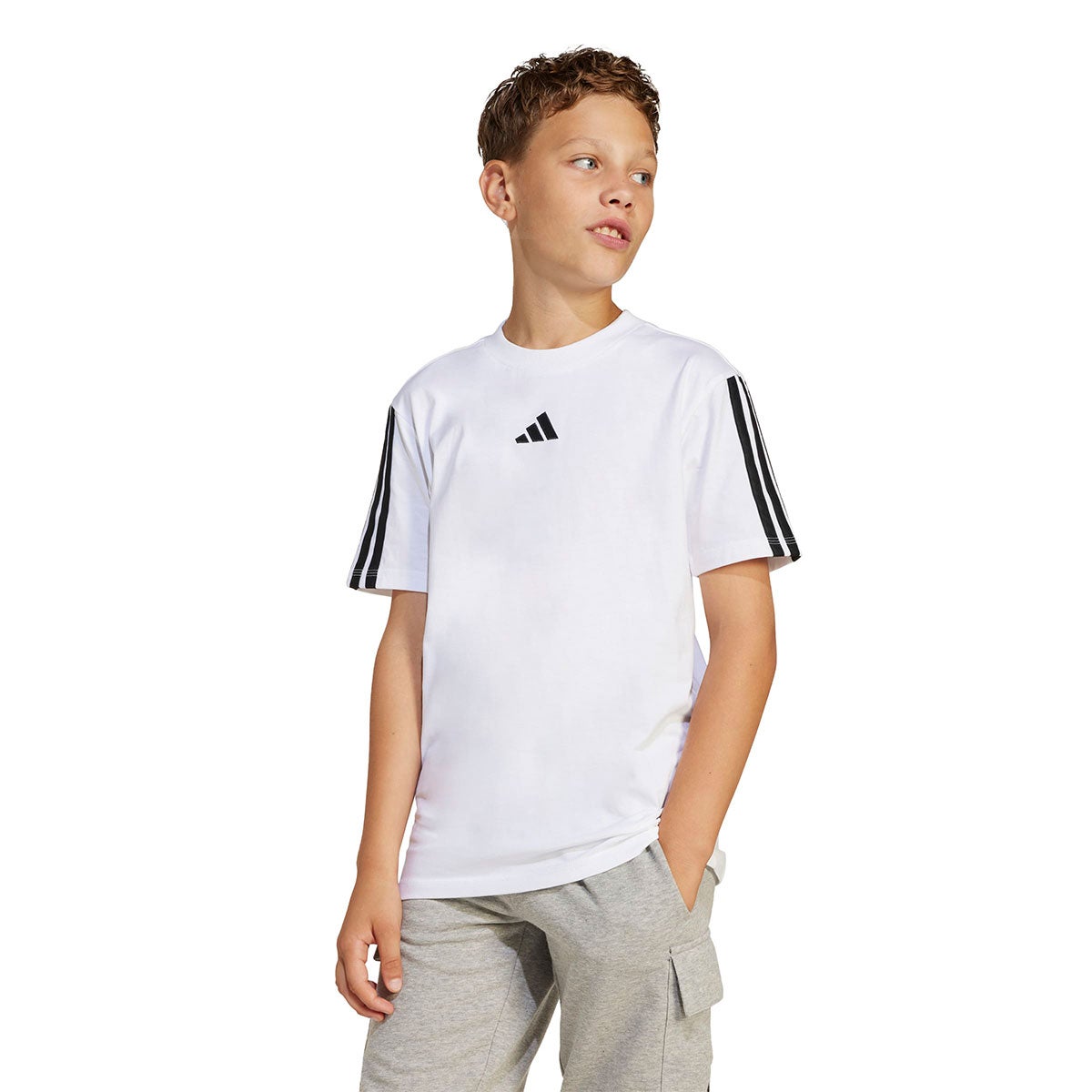 アディダス adidas エッセンシャルズ 半袖Tシャツ キッズ 半袖ＴシャツＪＲ KRG92 2025年モデル 詳細11