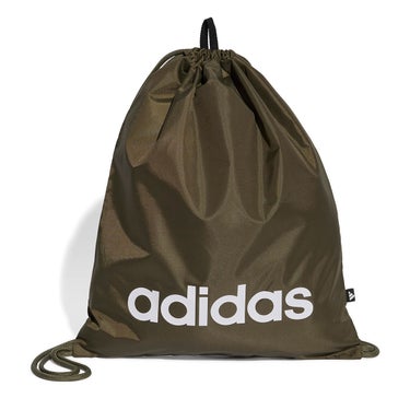 アディダス adidas　 リニア ジムサック カーキグリーン　 2026年モデル オリーブ/ホワイト（JX9045）