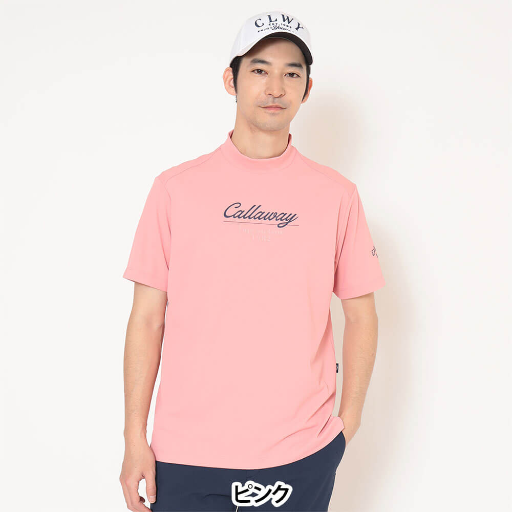 キャロウェイ Callaway メンズ ミニカノコ 半袖 モックネック シャツ C26234101 2026年モデル 詳細12