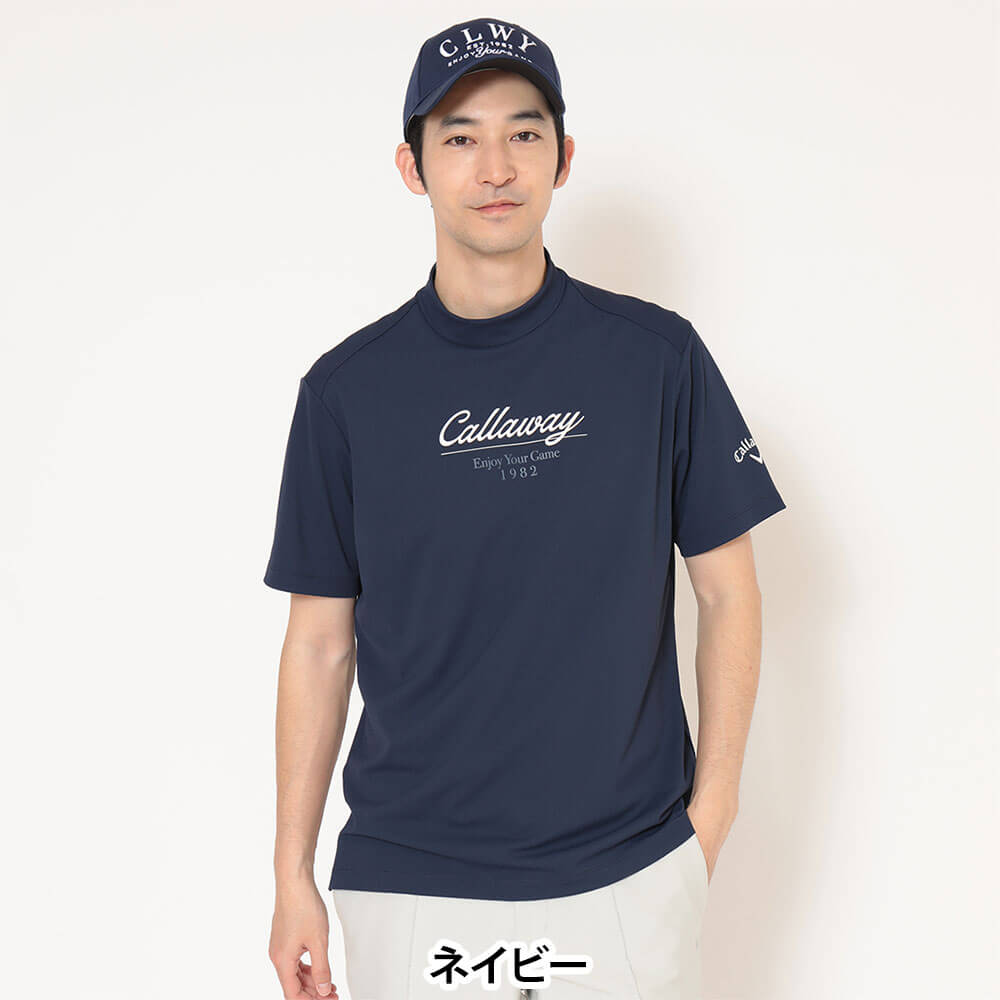 キャロウェイ Callaway メンズ ミニカノコ 半袖 モックネック シャツ C26234101 2026年モデル 詳細15