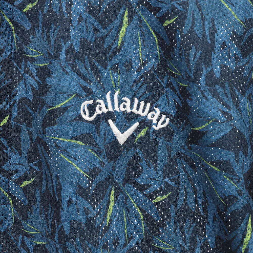 キャロウェイ Callaway メンズ かざあなメッシュ ボタニカル柄 半袖 ポロシャツ C26234105 2026年モデル 詳細15