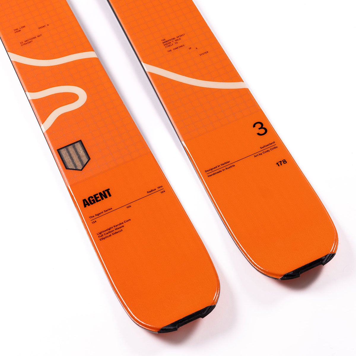 ファクション FACTION Agent 3 Orange エージェント 3 スキー板 単品 2026-2027 詳細7