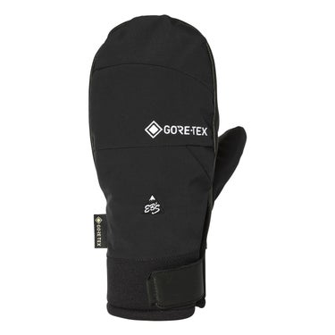 エビス eb's LIGHT MITT ライトミット BLACK スキー スノーボードグローブ 2026-2027 正面デザイン（防水）