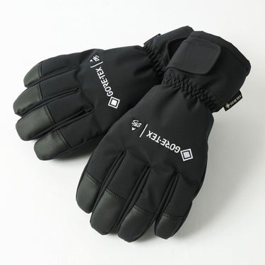 エビス eb's OLGA 5 オルガ5 BLACK スキー スノーボードグローブ 2026-2027 手の甲側デザイン（防水・保温）