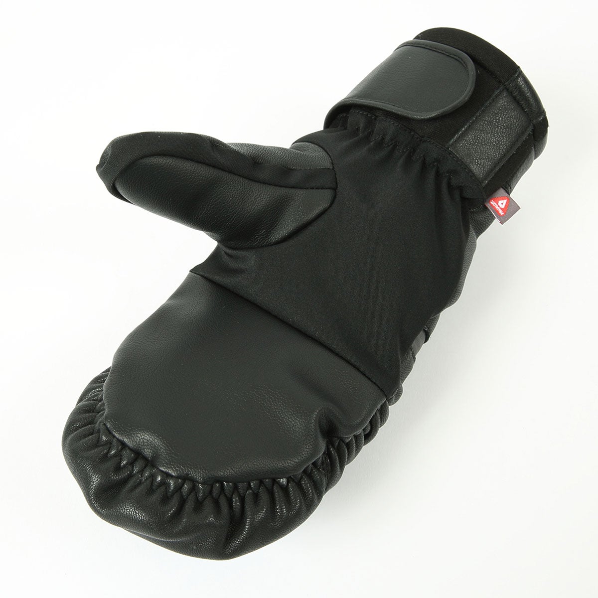 エビス eb's ARMA ZIP アルマジップ BLACK スキー スノーボードグローブ 2026-2027 サイド形状（防水・保温）