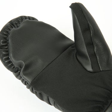 エビス eb's ARMA ZIP アルマジップ BLACK スキー スノーボードグローブ 2026-2027 装着イメージ（防水・保温）