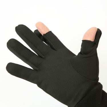 エビス eb's ARMA ZIP アルマジップ BLACK スキー スノーボードグローブ 2026-2027 内側と保温ディテール（防水）