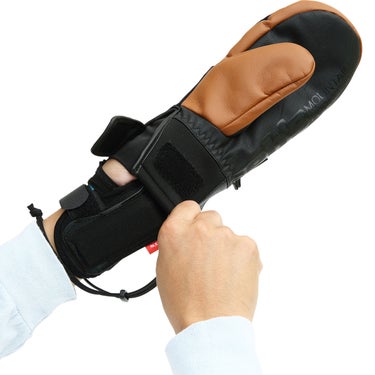 エビス eb's WRIST GUARD リストガード BLACK プロテクター 2026-2027 サイド形状（グローブ・ウェア）