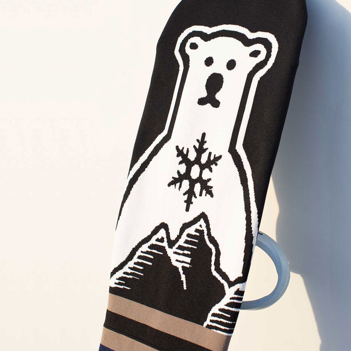 エビス eb's KNIT COVER BEAR ニットカバー ベア GREIGE スノーボードニットカバー 2026-2027 収納ポケット（バッグ）