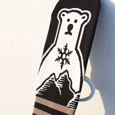 エビス eb's KNIT COVER BEAR ニットカバー ベア GREIGE スノーボードニットカバー 2026-2027 収納ポケット（バッグ）