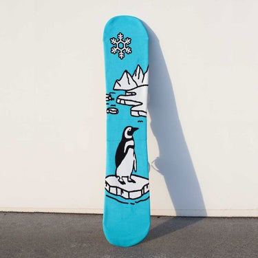 エビス eb's KNIT COVER PENGUIN ニットカバー ペンギン PENGUIN スノーボードニットカバー 2026-2027 背面デザイン（バッグ）