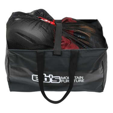 エビス eb's CARGO BAG カーゴバッグ 59L BLACK PVC バッグ 2026-2027 収納ポケット（ウェア）