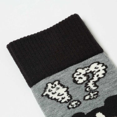 エビス eb's VERY WARM DOG ベリーウォーム ドッグ GREY ソックス 2026-2027 サイドシルエット（ウェア）
