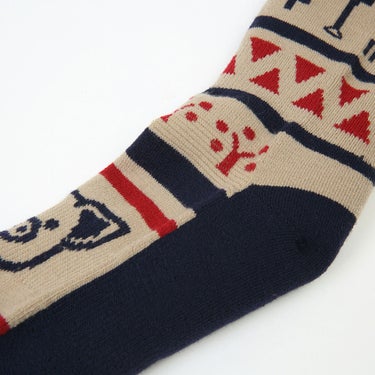 エビス eb's VERY WARM FARMS ベリーウォーム ファームズ BEIGE ソックス 2026-2027 サイドシルエット（ウェア）