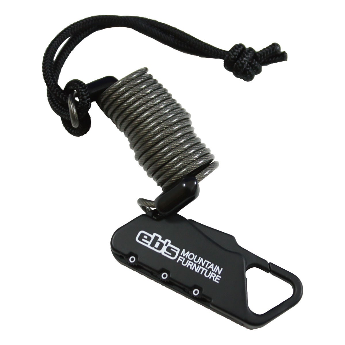 エビス eb's　LOCK LEASH ロックリーシュ BLACK　スノーボードリーシュコード　ビンディング アクセサリー 2026-2027 BLACK