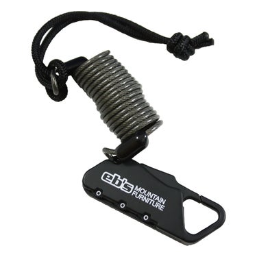 エビス eb's　LOCK LEASH ロックリーシュ BLACK　スノーボードリーシュコード　ビンディング アクセサリー 2026-2027 BLACK