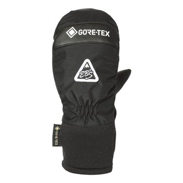 エビス eb's GORE-TEX JR MITT ゴアテックスジュニアミット BLACK ジュニアグローブ 2026-2027 正面デザイン（防水）