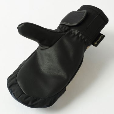 エビス eb's GORE-TEX JR MITT ゴアテックスジュニアミット BLACK ジュニアグローブ 2026-2027 手の甲側デザイン（防水）