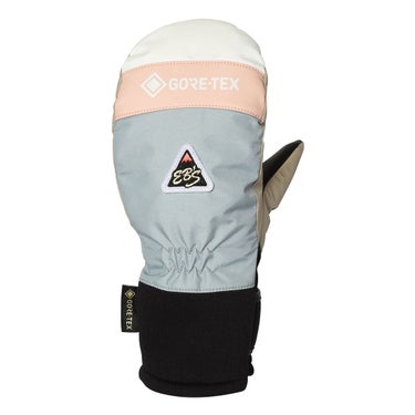 エビス eb's GORE-TEX JR MITT ゴアテックスジュニアミット WH/PK/BL ジュニアグローブ 2026-2027 正面デザイン（防水）