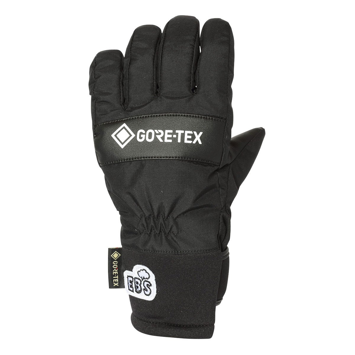 エビス eb's GORE-TEX JR 5 ゴアテックスジュニア5 BLACK ジュニアグローブ 2026-2027 正面デザイン（防水）