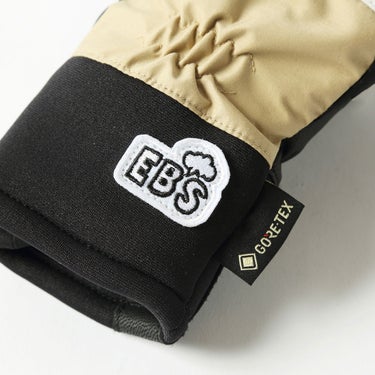 エビス eb's GORE-TEX JR 5 ゴアテックスジュニア5 BLACK ジュニアグローブ 2026-2027 手のひら側ディテール（防水）