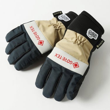 エビス eb's GORE-TEX JR 5 ゴアテックスジュニア5 NAVY/BISCUIT ジュニアグローブ 2026-2027 手の甲側デザイン（防水）