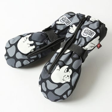 エビス eb's CHILD MITT チャイルドミット KUMAFLAGE ジュニアグローブ 2026-2027 手の甲側デザイン（防水・保温）