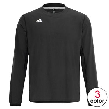 アディダス adidas adizero アディゼロ ダグアウト トレーニング 長袖Tシャツ UB944 2026年モデル 正面デザイン（野球）