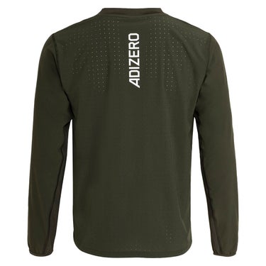 アディダス adidas adizero アディゼロ ダグアウト トレーニング 長袖Tシャツ UB944 2026年モデル 襟元と袖口 画像13
