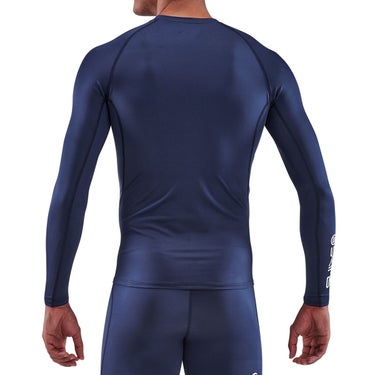 スキンズ SKINS SERIES-1 メンズ ロングスリーブ ストレッチシャツ 18121110-098 2023年モデル サイドシルエット（長袖）