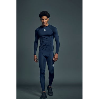 スキンズ SKINS SERIES-1 メンズ ロングスリーブ ストレッチシャツ 18121110-098 2023年モデル 背面デザイン 画像10
