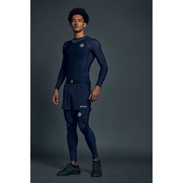 スキンズ SKINS SERIES-3 メンズ ロングスリーブ ストレッチシャツ 18121310-019 2023年モデル 背面デザイン 画像10