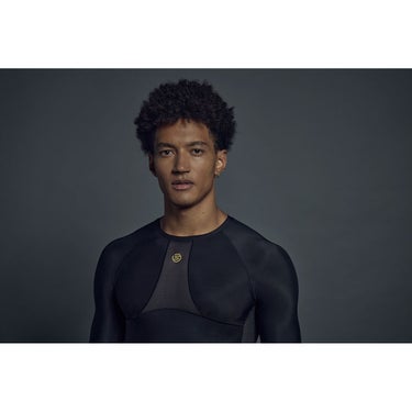 スキンズ SKINS SERIES-5 メンズ ロングスリーブ ストレッチシャツ 18121510-019 2023年モデル 素材感のディテール 画像12