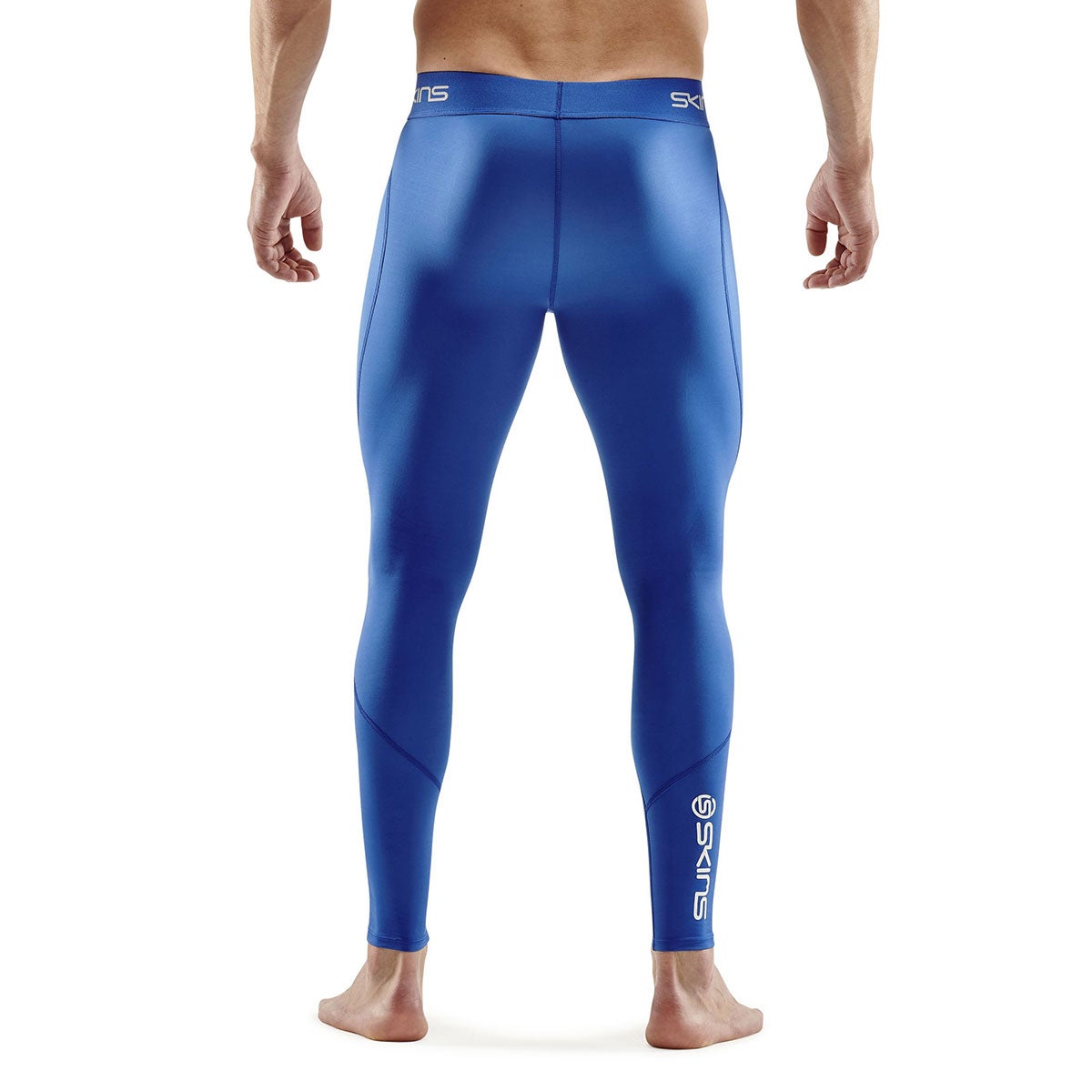 スキンズ SKINS SERIES-1 メンズ ロングタイツ ストレッチパンツ 18171110-095 2023年モデル 襟元と袖口