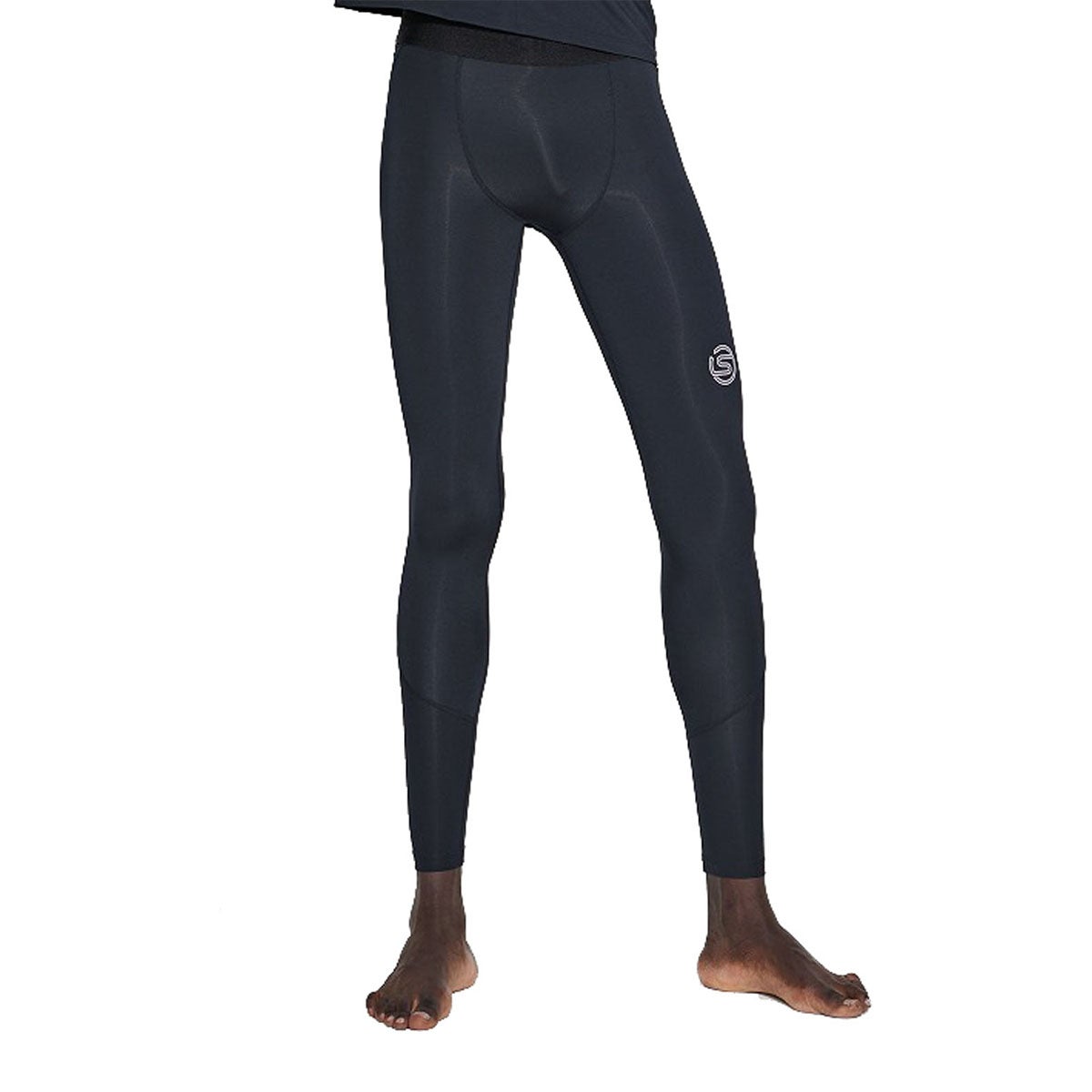 スキンズ SKINS SERIES-2 メンズ ロングタイツ ストレッチパンツ 18171210-019 2024年モデル サイドシルエット（ランニング）