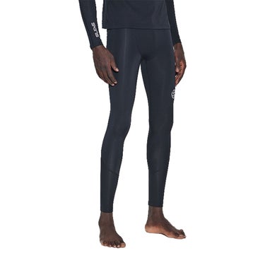 スキンズ SKINS SERIES-2 メンズ ロングタイツ ストレッチパンツ 18171210-019 2024年モデル 襟元と袖口（ランニング）