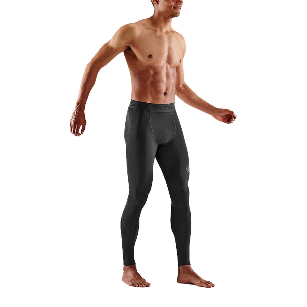 スキンズ SKINS SERIES-2 メンズ ロングタイツ ストレッチパンツ 18171210-019 2024年モデル サイドシルエット 画像11