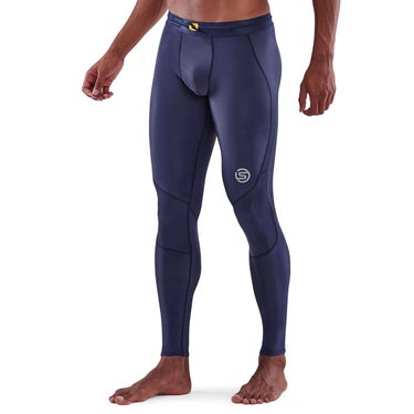スキンズ SKINS SERIES-3 メンズ ロングタイツ ストレッチパンツ 18171310-098 2023年モデル 襟元と袖口（ランニング）