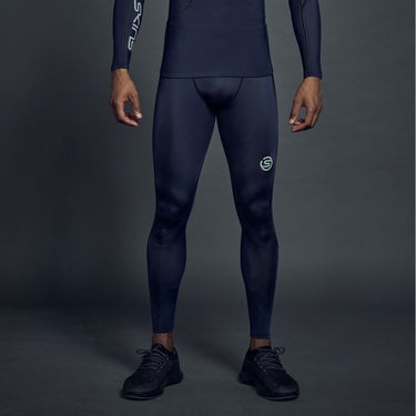 スキンズ SKINS SERIES-3 メンズ リカバリーロングタイツ ストレッチパンツ 18171311-098 2023年モデル ポケット部分（ランニング）