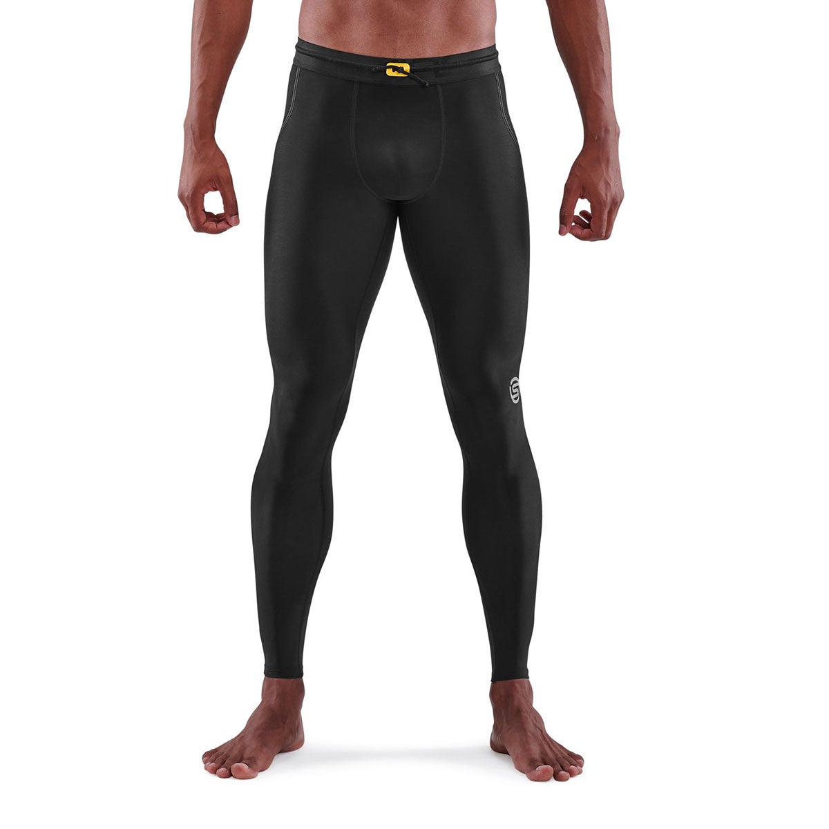 スキンズ SKINS　 SERIES-3 メンズ サーマルロングタイツ ストレッチパンツ 18171312-019 2023年モデル ブラック（019）
