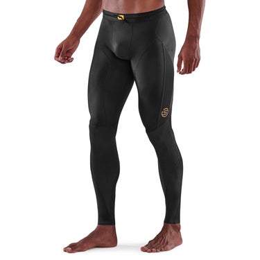 スキンズ SKINS SERIES-5 メンズ ロングタイツ ストレッチパンツ 18171510-019 2023年モデル 襟元と袖口