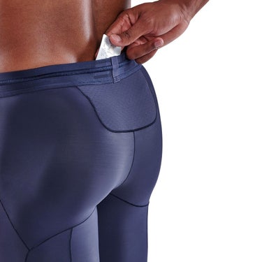 スキンズ SKINS SERIES-5 メンズ ロングタイツ ストレッチパンツ 18171510-098 2023年モデル 襟元と袖口