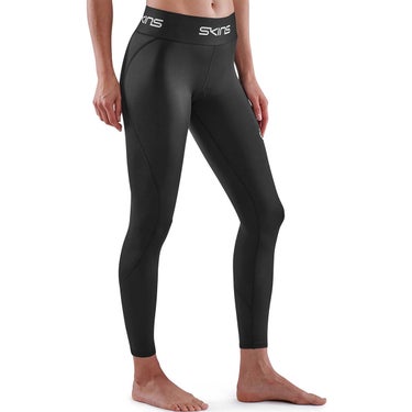 スキンズ SKINS SERIES-1 ウィメンズ 7/8 タイツ ストレッチパンツ 182-71118-019 2024年モデル 襟元と袖口