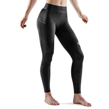 スキンズ SKINS SERIES-3 ウィメンズ ロングタイツ ストレッチパンツ 18271311-019 2023年モデル 着用イメージ